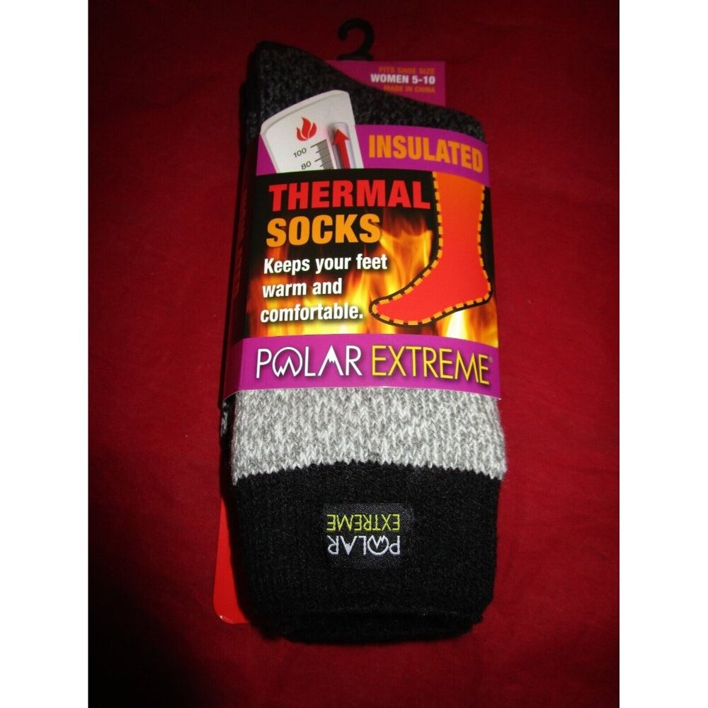 1 Pair Women Polar Extreme Thermal Socks 5-9